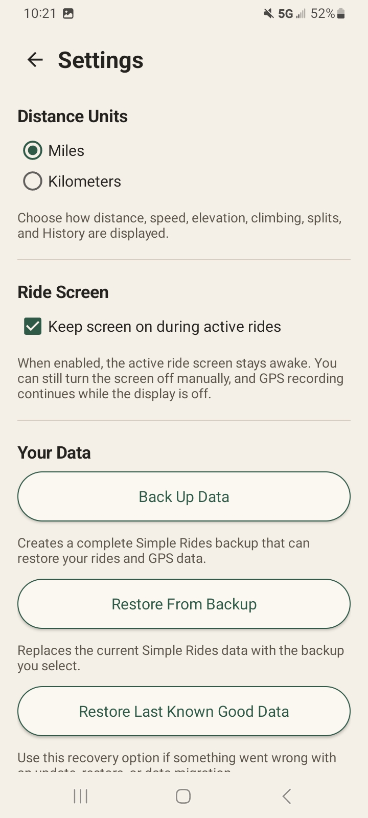 Simple Rides ride details