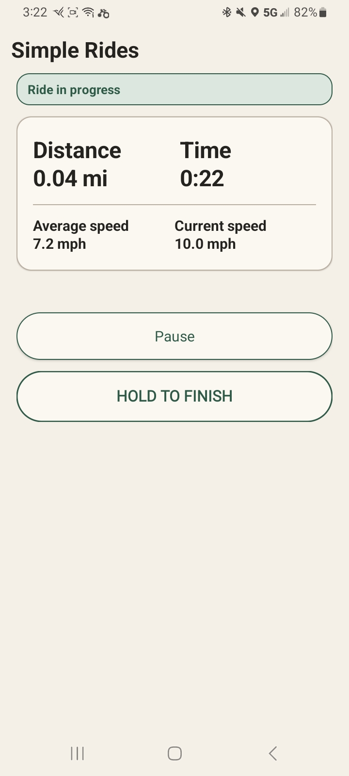 Simple Rides settings